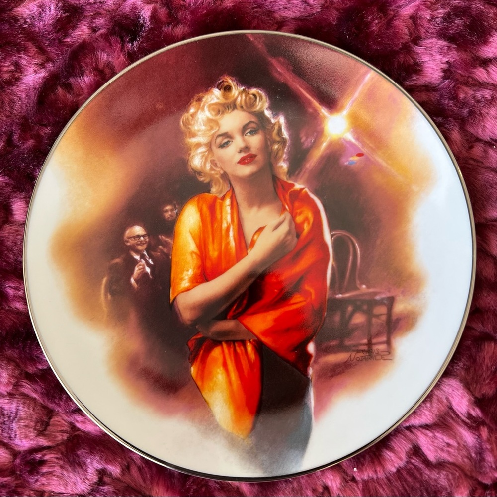 Vintage Delphi Marilyn Monroe ‘Strasburg’s Student’ Collectible Plate 1993